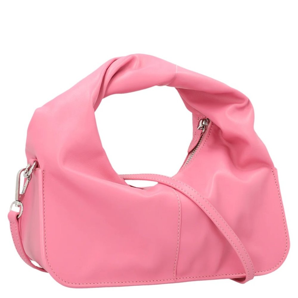 FINAL SALE Yuzefi Wonton Leather Bag Bubble Gum Pink NWT